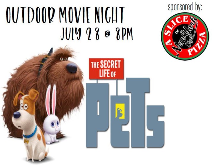 Movie Night: Secret Life of Pets
