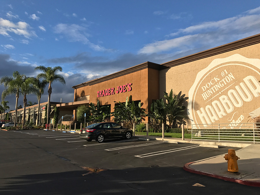 Trader Joes with parking spaces